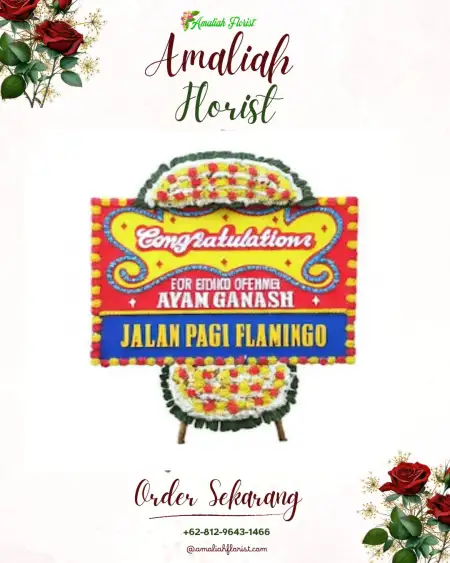 Sewa Papan Bunga Seputih Banyak